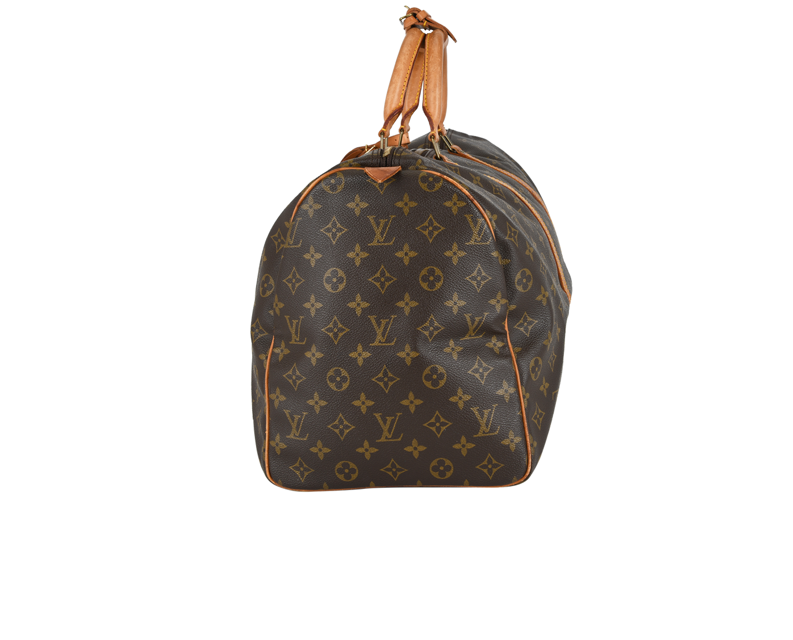 Vintage Keepall 50, &pound;650, Handbags, Brown, Canvas, Bottom view